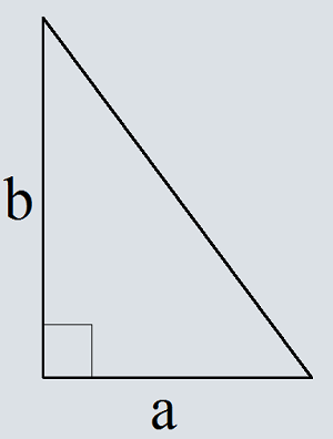 Периметр прямоугольного треугольника по двум катетам