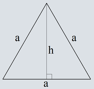 Периметр равностороннего треугольника по высоте