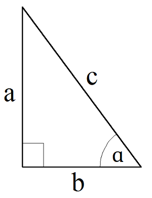 Периметр прямоугольного треугольника по катету и прилежащему углу