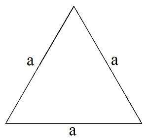 Площадь равностороннего треугольника по периметру