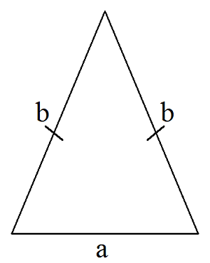 Площадь равнобедренного треугольника по основанию и боковой стороне