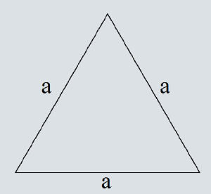 Площадь равностороннего треугольника по периметру