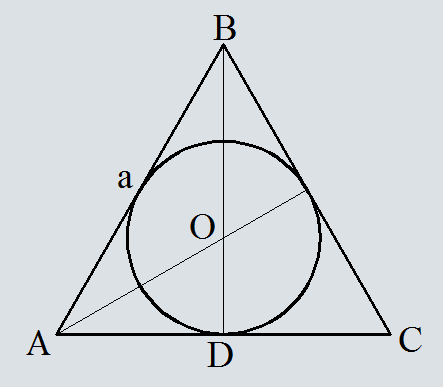 Длина окружности по стороне описанного правильного треугольника