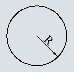 Площадь круга по радиусу