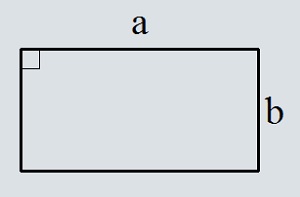 Площадь прямоугольника по сторонам